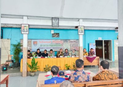 PENINJAUAN KERJA KOMISI C DPRD KABUPATEN CILACAP DI WILAYAH DESA PANIMBANG