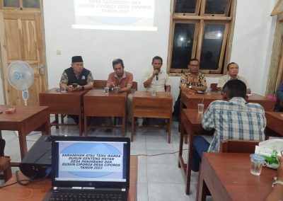 Sarasehan dan Temu Warga Genteng Wetan dan Ciporos dalam Rangka Sosialisasi Kegiatan Pembangunan Jembatan Cingawel – Ciporos