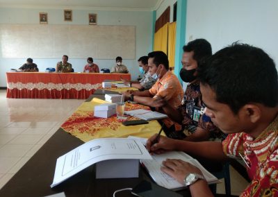 Rakor Sekdes Se-Kecamatan Cimanggu Bulan September 2021