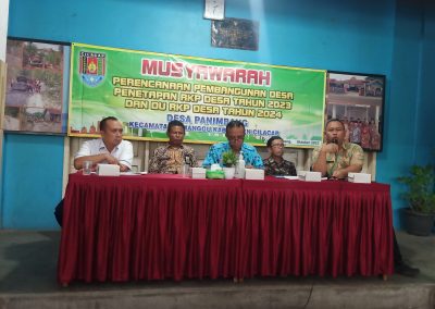 MUSYAWARAH PERENCANAAN PEMBANGUNAN DESA (MUSRENBANGDES) DESA PANIMBANG KECAMATAN CIMANGGU