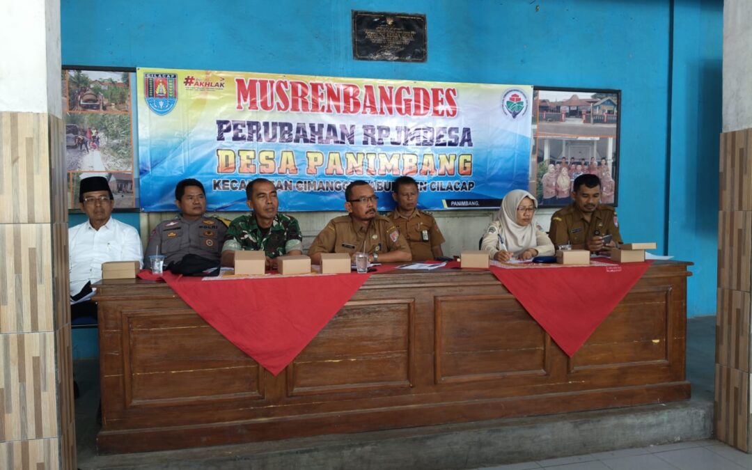Akselerasi Pembangunan: Desa Panimbang Gelar Musrenbangdes Perubahan RPJMDes 2020-2025