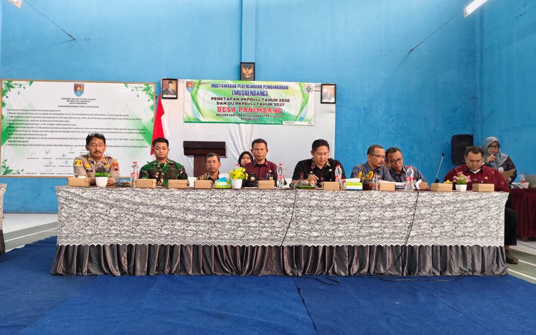 Masa Depan Panimbang Ditetapkan: Musrenbangdes Susun RKPDes 2026 dan DURKPDes 2027