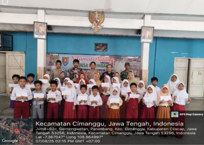 Pelaksanaan Kegiatan Bantuan Pendidikan Siswa Miskin SD Desa Panimbang Tahun 2025